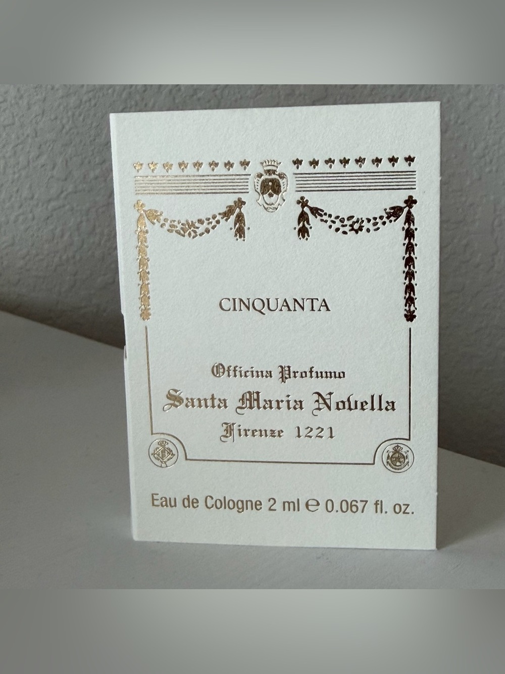 Santa Maria Novella Cinquanta Eau de Cologne 2mL/0.07 fl oz / Sample Size
